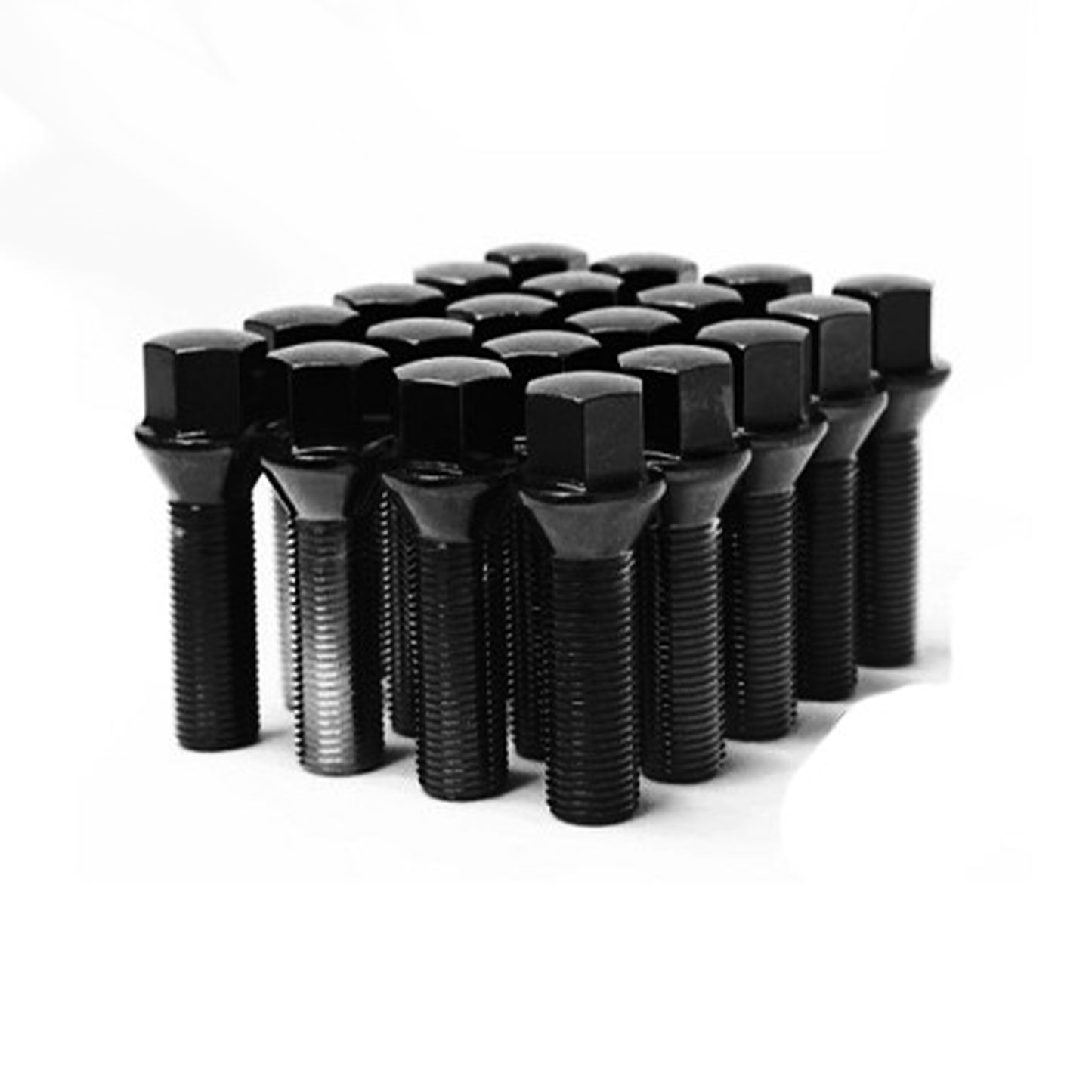 Wheel Mate Mevius Lug Bolt Set of 20 - Black 14x1.50