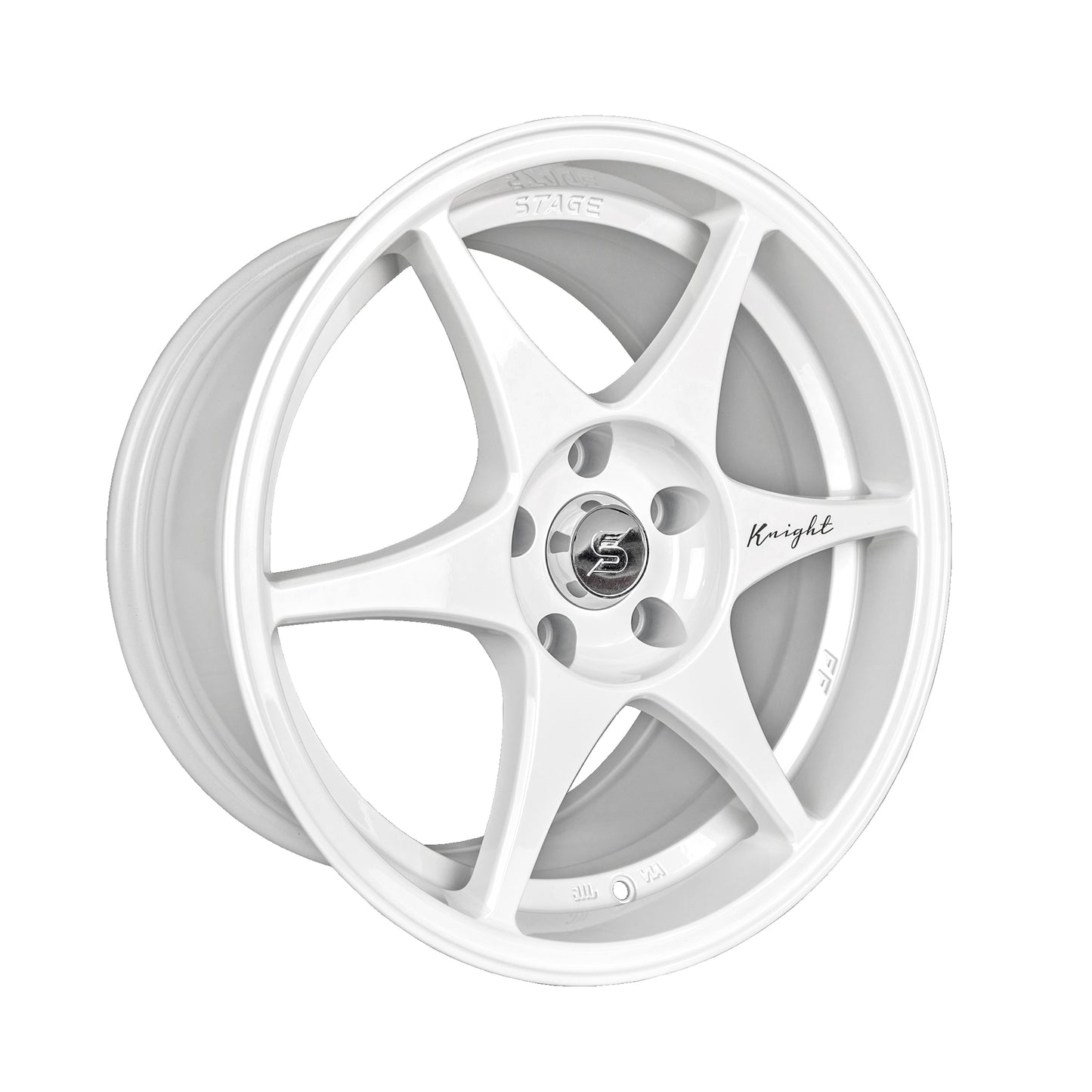 Stage Wheels Knight 17x8 +10mm 5x114.3 CB: 73.1 Color: White