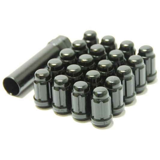 Wheel Mate Muteki Closed End Lug Nuts 12x1.5 - Deep Black