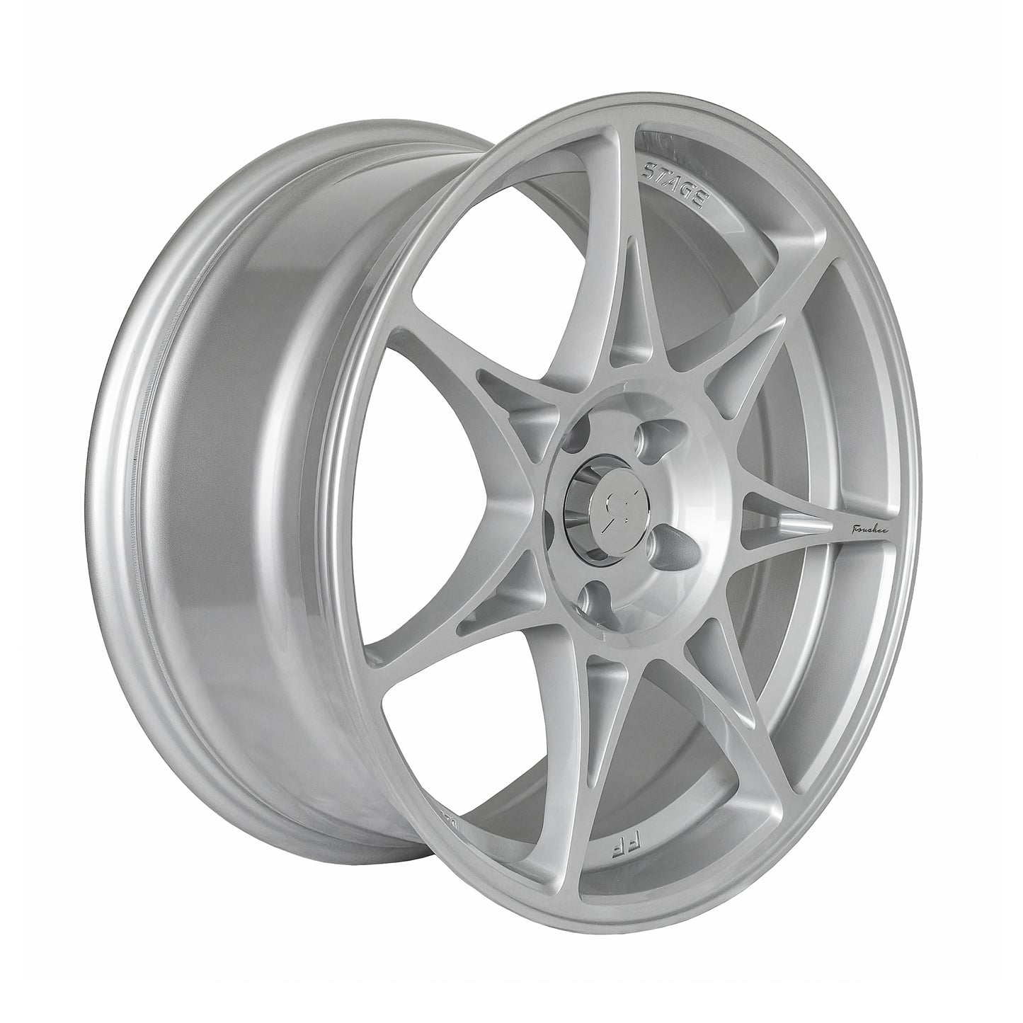 Foushee 18x9.5 +22mm 5x120 CB: 74.1 Color: Liquid Silver (Open Box)