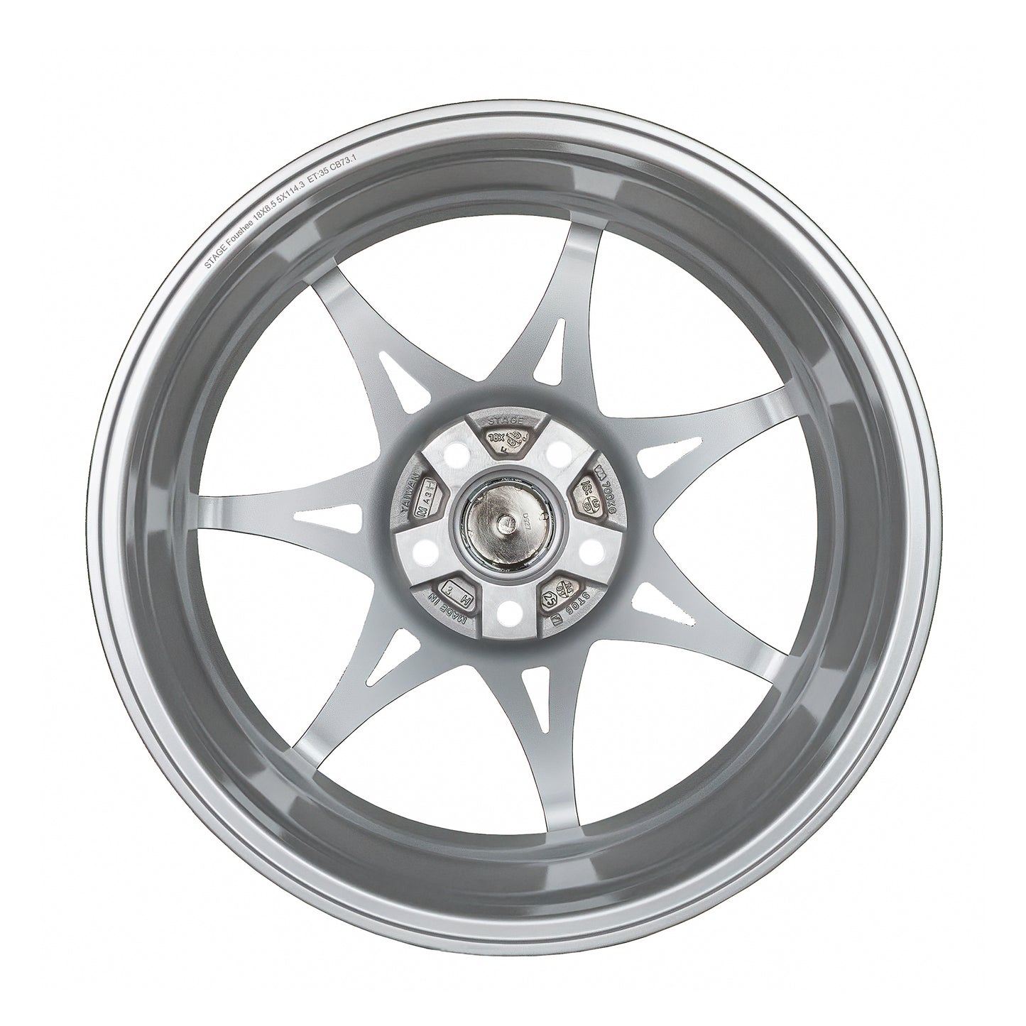 Foushee 18x9.5 +22mm 5x120 CB: 74.1 Color: Liquid Silver (Open Box)