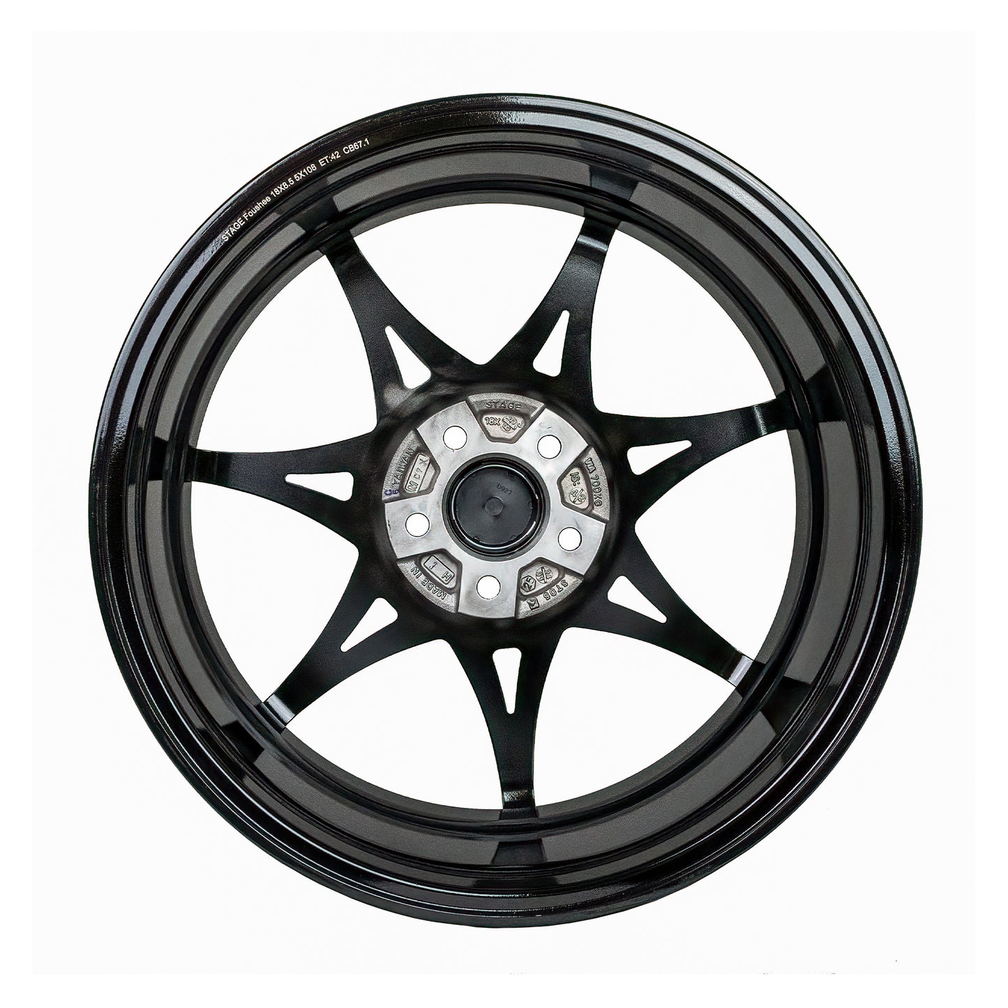 Foushee 18x8.5 +42mm 5x112 CB: 73.1 Color: Black