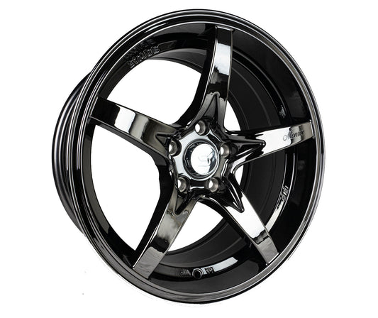 Stage Wheels Monroe 17x9 +12mm 5x120 CB: 74.1 Color: Black Chrome