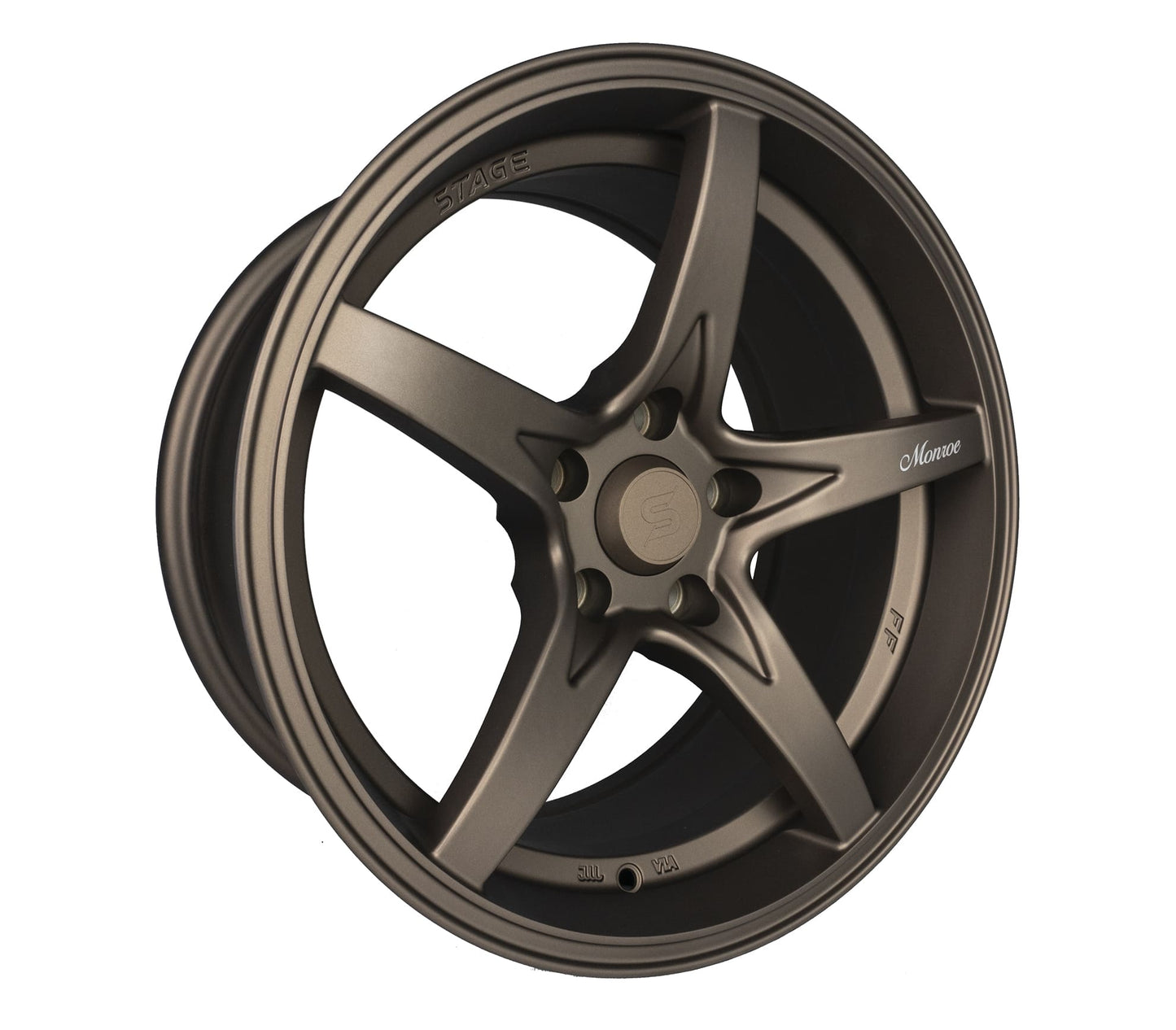 Stage Wheels Monroe 17x8.5 +30mm 5x114.3 CB: 73.1 Color: Matte Bronze