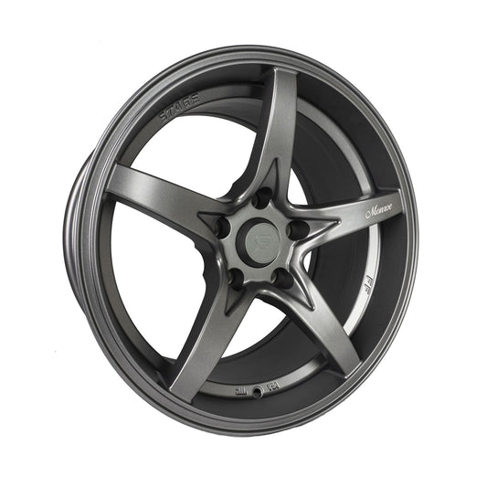 Stage Wheels Monroe 17x9 +12mm 5x120 CB: 74.1 Color: Matte Gun Metal