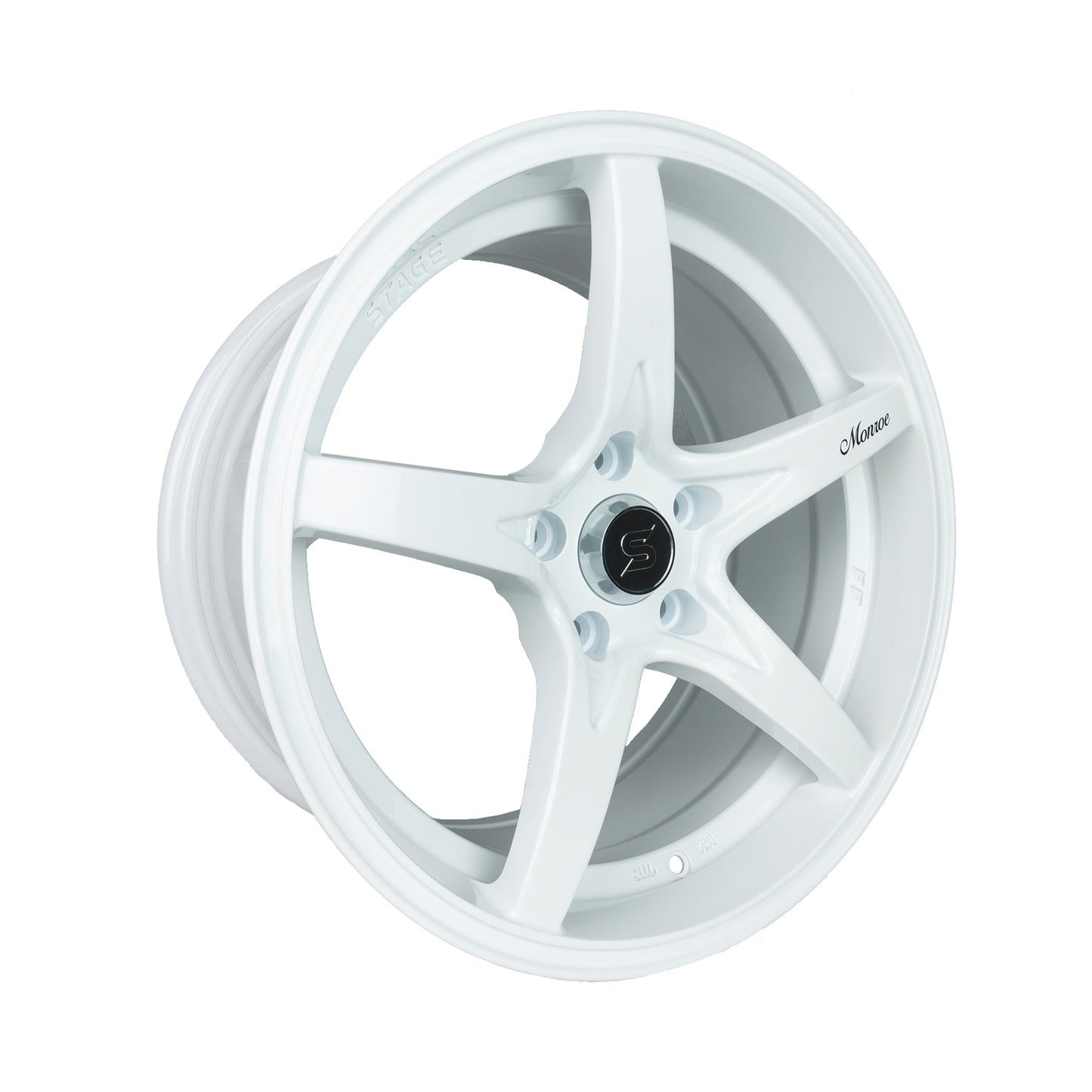 Stage Wheels Monroe 17x8.5 +30mm 5x100 CB: 73.1 Color: White