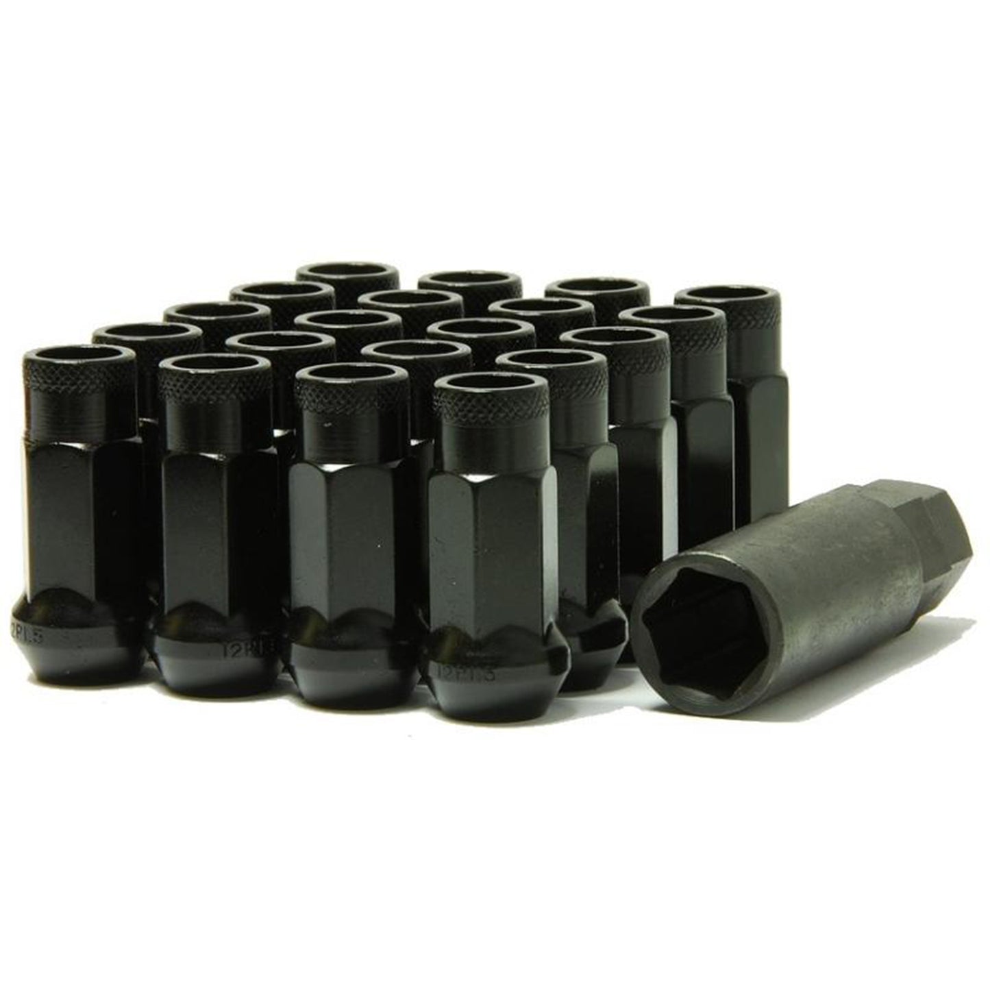 Wheel Mate Muteki SR48 Open End Lug Nuts 12mm x 1.25mm - Black