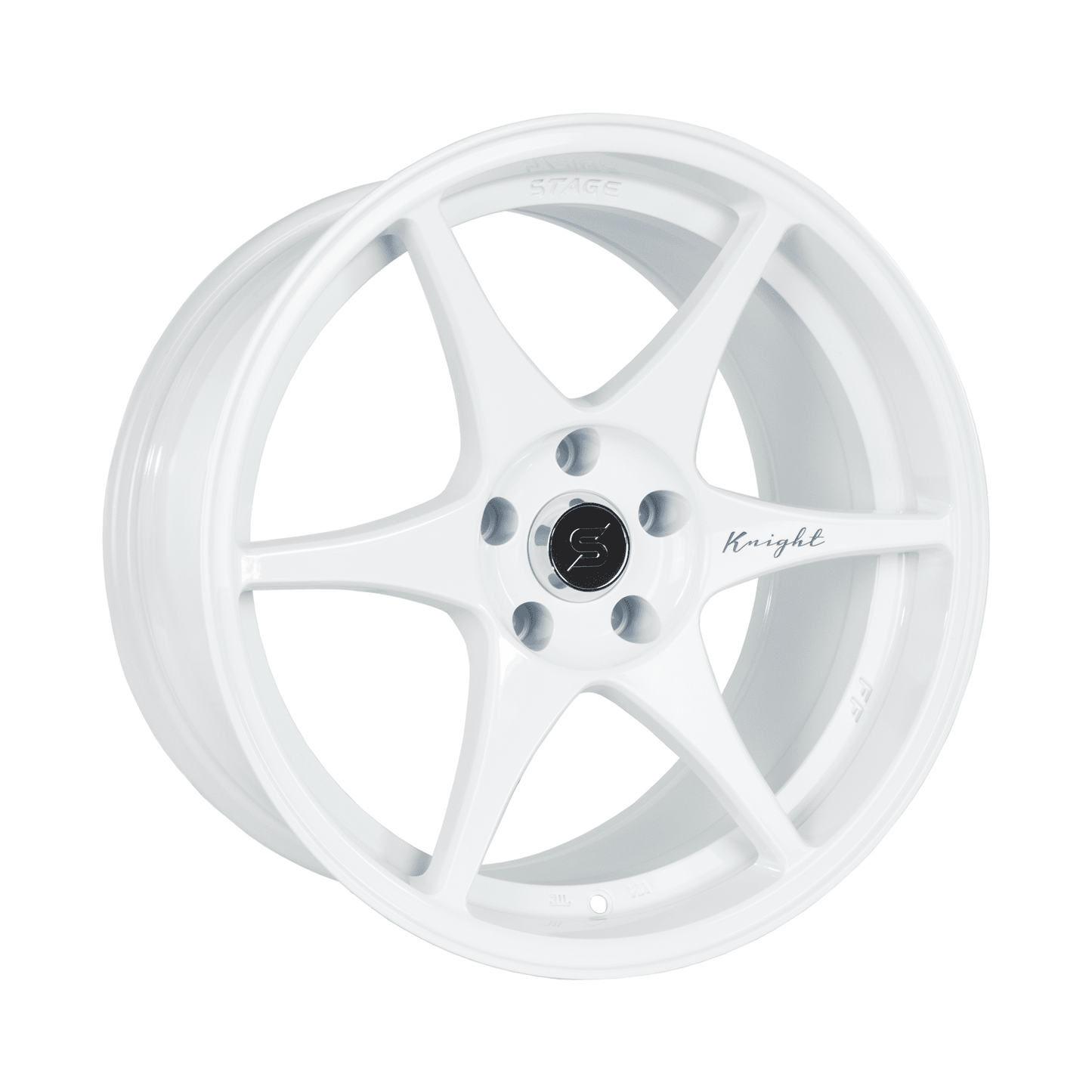 Stage Wheels Knight 18x9.5 +35mm 5x114.3 CB: 73.1 Color: White