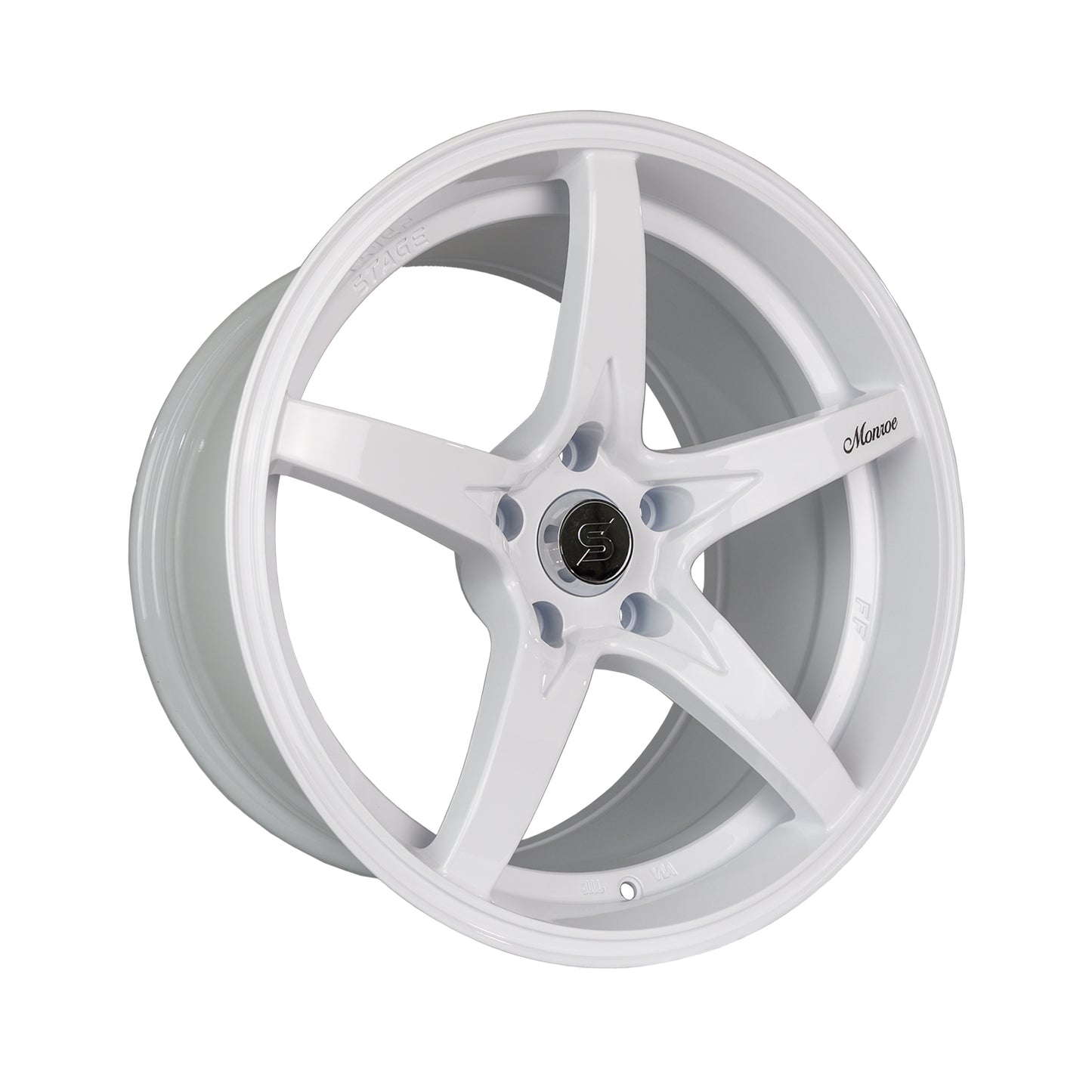 Stage Wheels Monroe 18x9 +22mm 5x100 CB: 73.1 Color: White