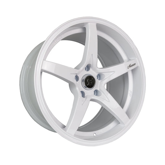 Stage Wheels Monroe 18x9 +22mm 5x120 CB: 73.1 Color: White