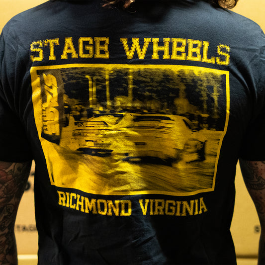 Stage Wheel Hardcore Shirt - Yellow